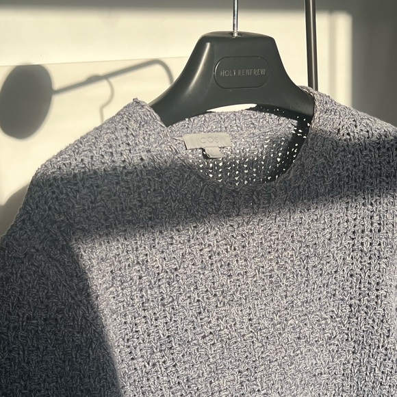 COS Light Blue Knitted Sweater - Picture 1 of 7